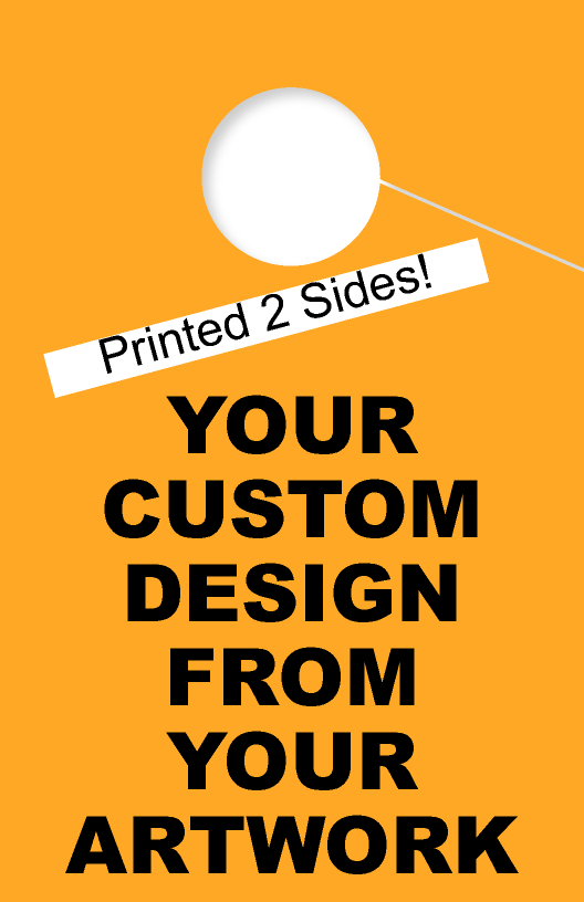 Custom Personalized 2 Sided Hang Tag | Gold 