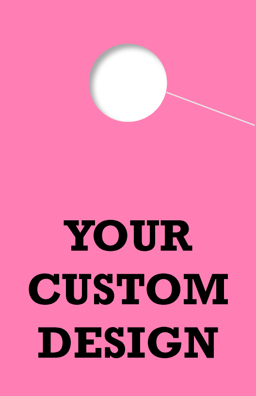 Custom Personalized 1 Sided Hang Tag | Pink 
