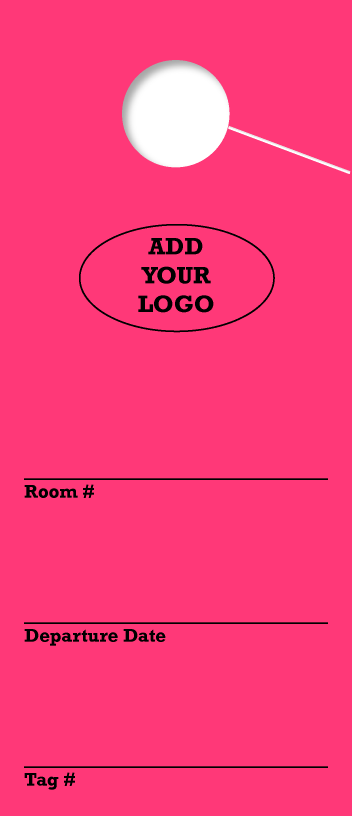 Custom Hotel / Timeshare Parking Permit | Red 