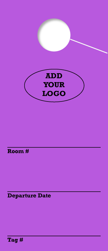Custom Hotel / Timeshare Parking Permit | Purple 