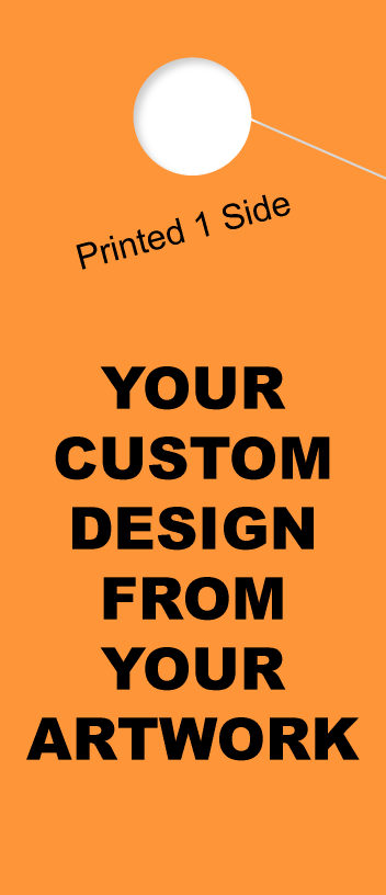 Custom Hanging Mirror Tag | 1 Side Printing | Tall 