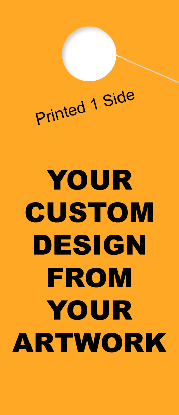 Custom Hanging Mirror Tag | 1 Side Printing | Tall 
