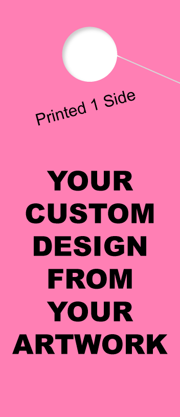 Custom Hanging Mirror Tag | 1 Side Printing | Tall 