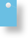 Blue Blank Mirror Hang Tags With Hole & Slit 