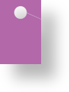 Purple Blank Mirror Hang Tags With Hole & Slit 