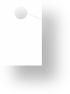 White Blank Mirror Hang Tags With Hole & Slit 