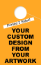 Custom Personalized 2 Sided Hang Tag | Gold 