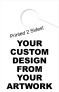 Custom Personalized 2 Sided Hang Tag | White 