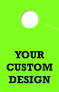 Custom Personalized 1 Sided Hang Tag | Green 