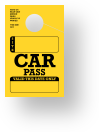 TropicTags.com | In Stock Car Pass Hanging Mirrror Tag 