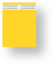 Blank Self Adhesive Tag | 1 Tape Strip | Bright-Yellow 