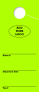 Custom Hotel / Timeshare Parking Permit | Green 