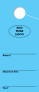 Custom Hotel / Timeshare Parking Permit | Blue 