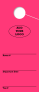 Custom Hotel / Timeshare Parking Permit | Red 