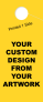 Custom Hanging Mirror Tag | 1 Side Printing | Tall 