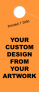 Custom Hanging Mirror Tag | 1 Side Printing | Tall 