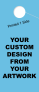 Custom Hanging Mirror Tag | 1 Side Printing | Tall 