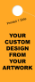 Custom Hanging Mirror Tag | 1 Side Printing | Tall 