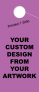 Custom Hanging Mirror Tag | 1 Side Printing | Tall 