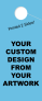 Custom Hang Tag | 2 Side Printing | Tall | Blue 