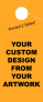 Custom Hang Tag | 2 Side Printing | Tall | Gold 