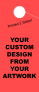Custom Hang Tag | 2 Side Printing | Tall | Red 